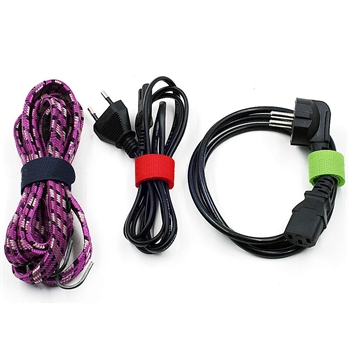 Hook and Loop cable tie strap kit/set 18X2cm,5 colors