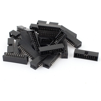 20Pin Straight Male Shrouded IDC Socket [10pcs]