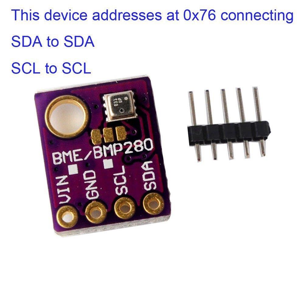 GY-BME280-5V Temperature Humidity Barometric Pressure Sensor Module SPI ...