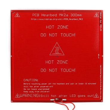 MK2A 300mm RepRap RAMPS 1.4 PCB Heatbed with Thermistors