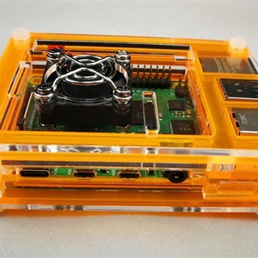Acrylic Colourful 9-Layer Case for Raspberry Pi 4