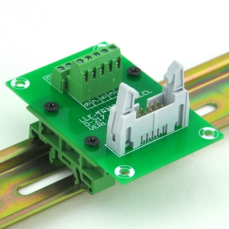 PCB carrier PCB bracket PCB rail mount 1 pair 35mm DIN Rail Mounting