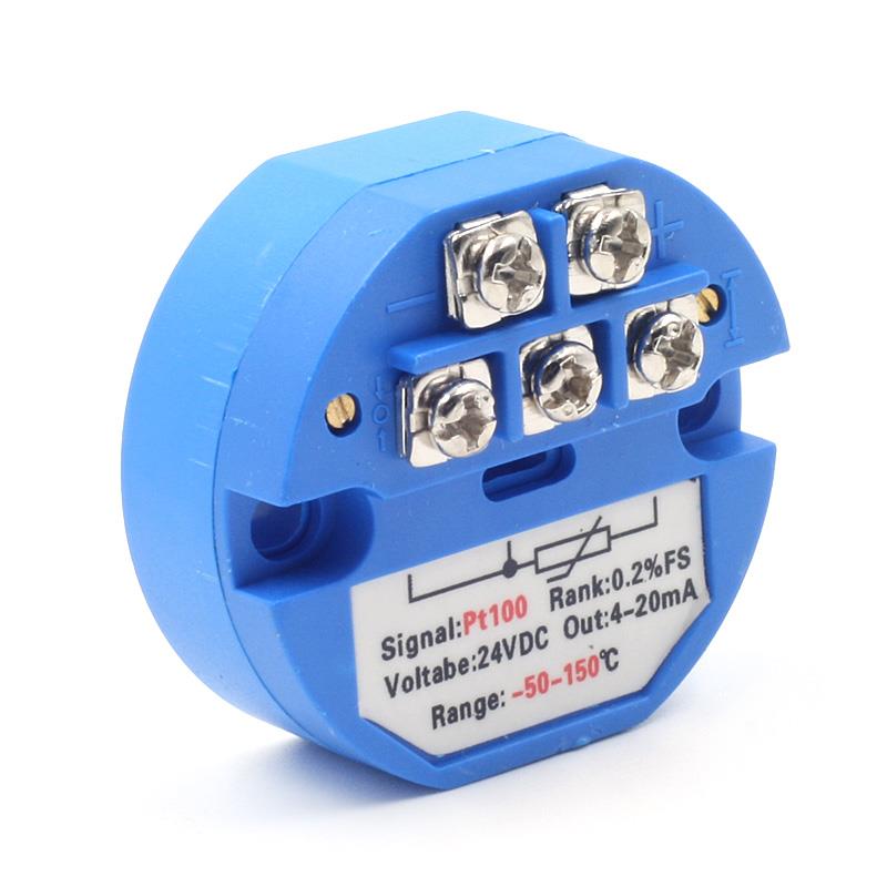 PT100 Temperature Transmitter DC24V Minus 50100 degree Output 010V