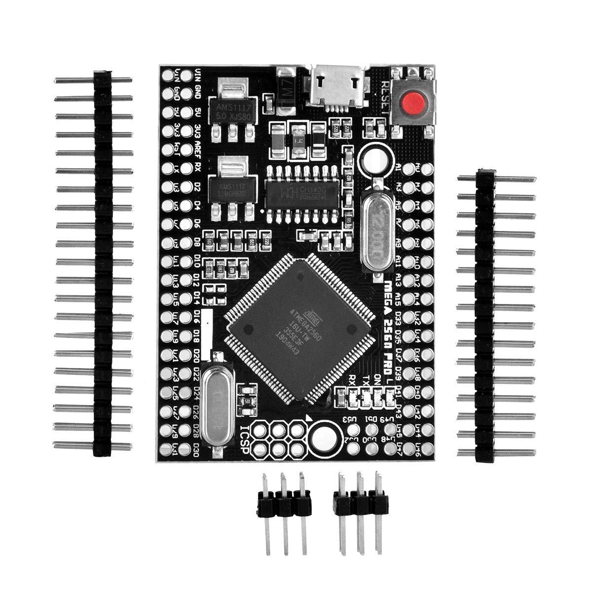 Mega2560 Pro Board Embed Ch340gatmega2560 16au Chip With Male Pin Headers Compatible For 1786