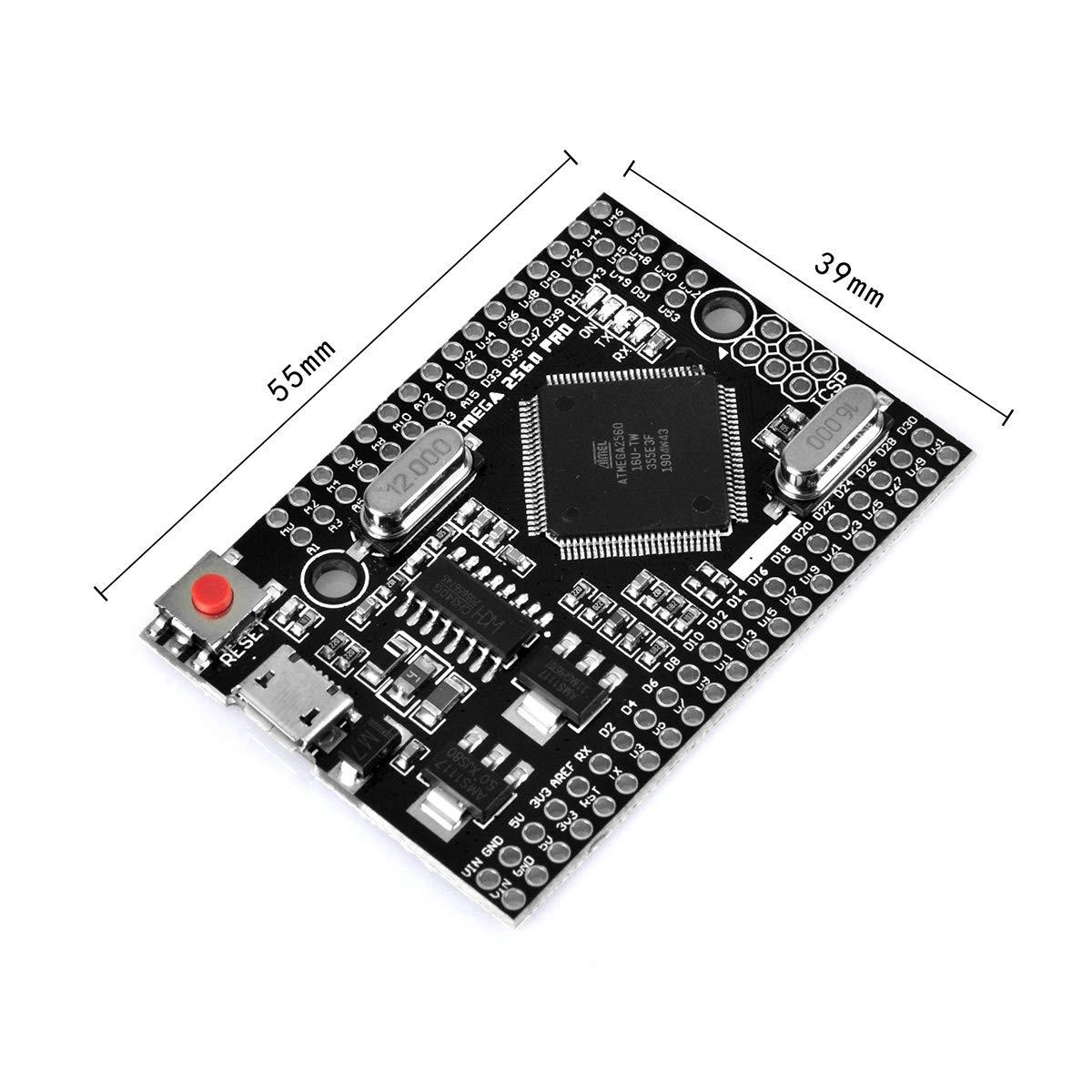 Mega2560 Pro Board Embed Ch340gatmega2560 16au Chip With Male Pin Headers Compatible For 7342