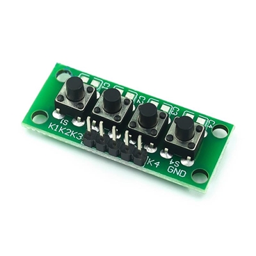 Universal 4 Key Push Button Switch Module Keyboard