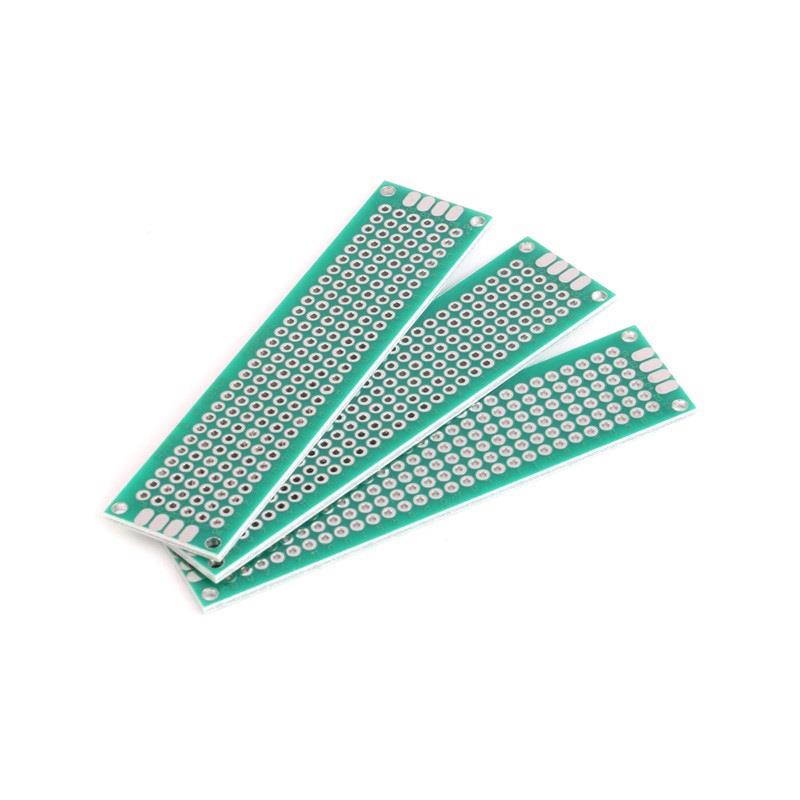 2X8CM Double Side Prototype PCB Tinned Universal Breadboard [5pcs Pack]