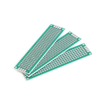 2X8CM Double Side Prototype PCB Tinned Universal Breadboard [5pcs Pack]