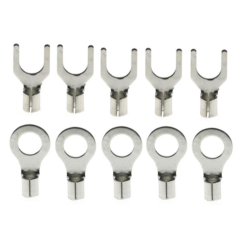 320PCS Cold Pressed OT/UT Fork Round Wire Connector Electrical Crimp