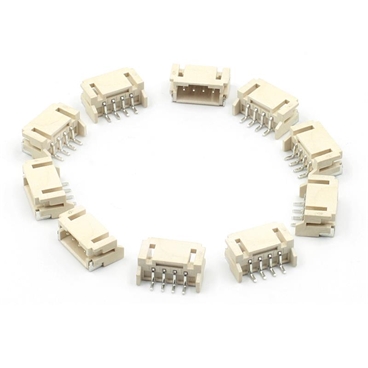 JST PH2.0 Pitch 4Pins Side Entry Type SMD Male Plug For PCB [10pcs Pack]