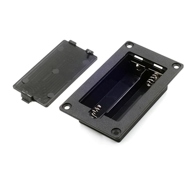 Dual Slot 18650 Battery Panel Mount Case