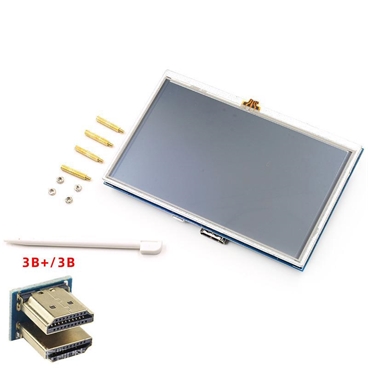 5 Inch TFT LCD HDMI Monitor with Touch Function for Raspberry Pi 3B/3B+/4B