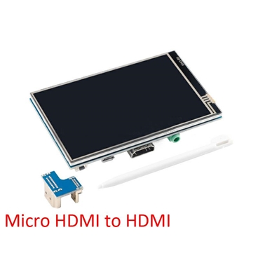 4 Inch TFT LCD HDMI Monitor with Touch Function for Raspberry Pi 3B/3B+/4B