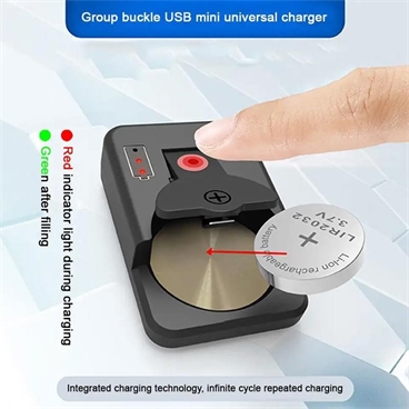 Universal Button LIR Battery Charger